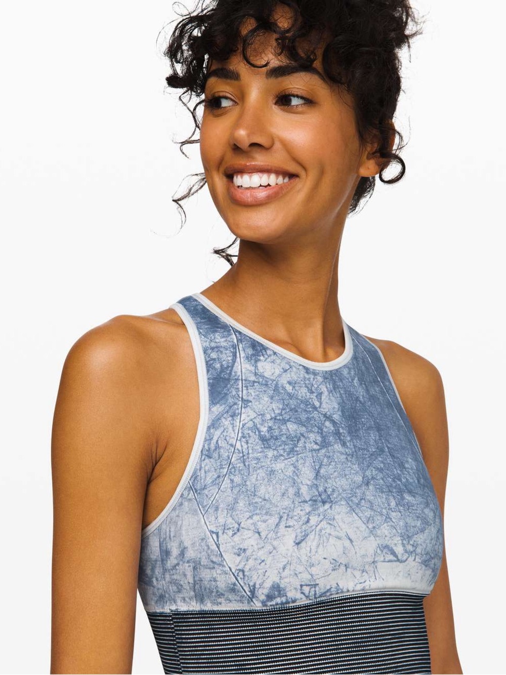 LULULEMON | Ebb To Train Bra in Wash White Black Luna | 4